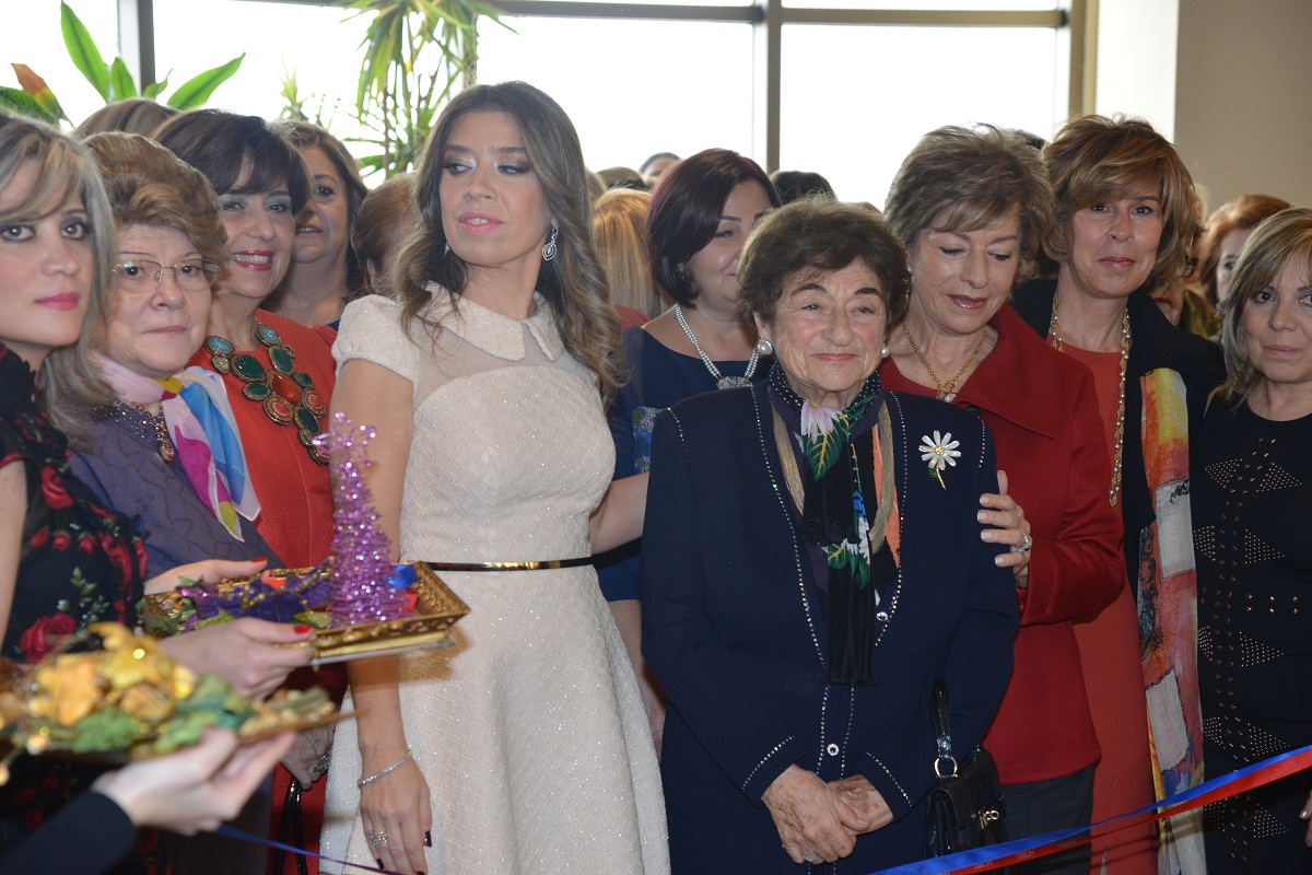 Kaline Yaverian, Lucy Tutunjian,  Seta Demirdjian , Taline Bachian (during the inauguration)