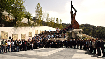 Armenian Genocide Commemorative Walk by AGBU-AYA Members